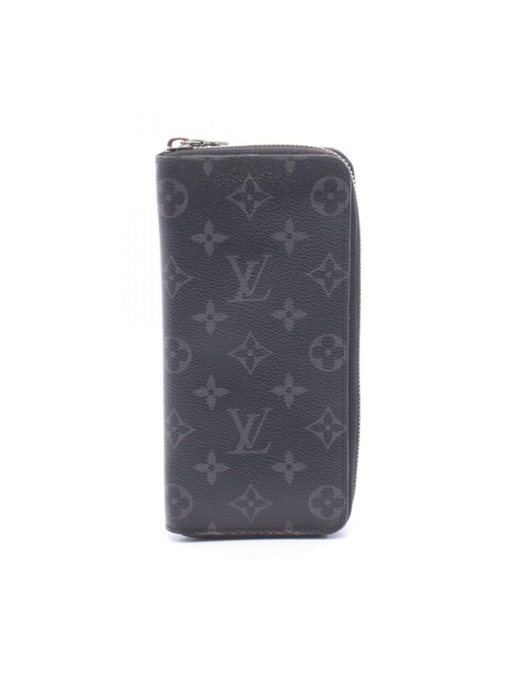 Louis Vuitton Round Wallet Zippy Vertical Monogram Eclipse